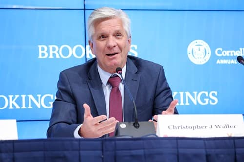 Federal Reserve Governor Christopher Waller signals next policy move could be interest rate hike